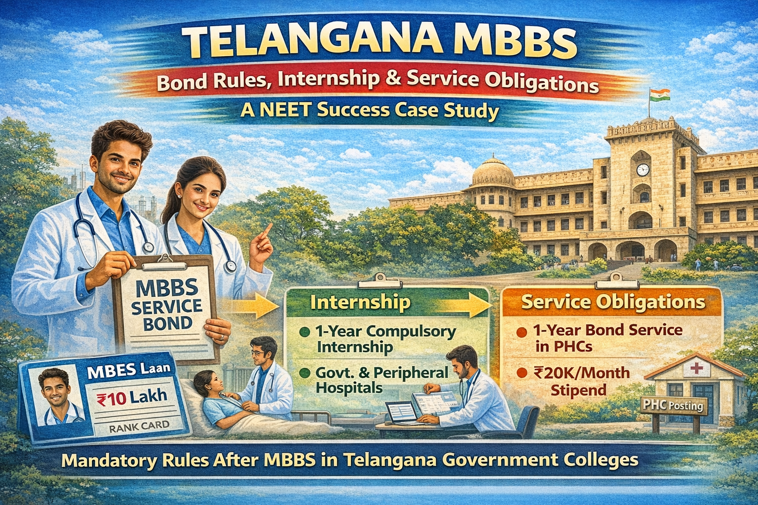 Telangana MBBS Bond Rules, Internship & Service Obligations